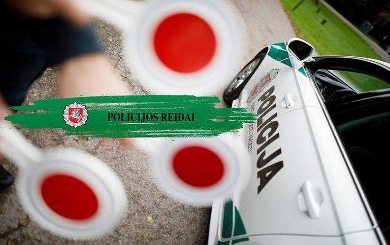 Kelių policijos prevencinės priemonės gruodį