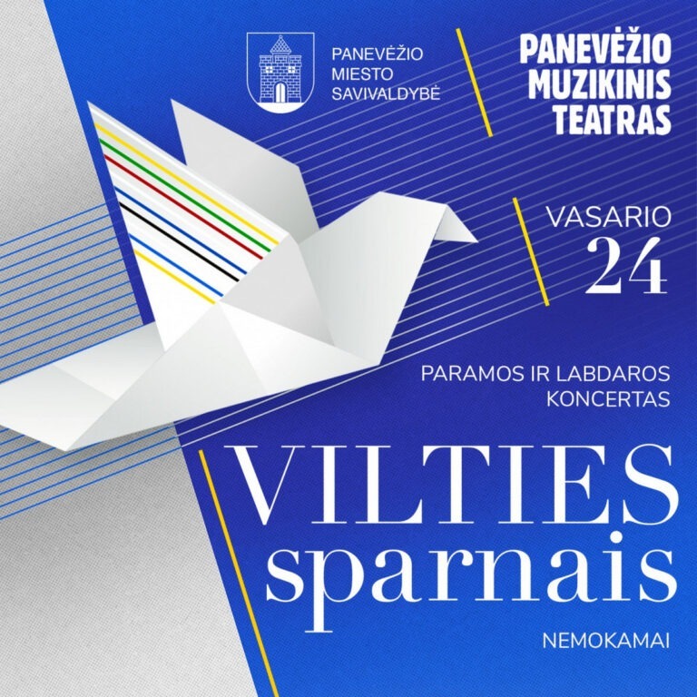 Panevėžys jungiasi prie vienybės ir solidarumo akcijos su Ukraina „Laisvė šviečia“