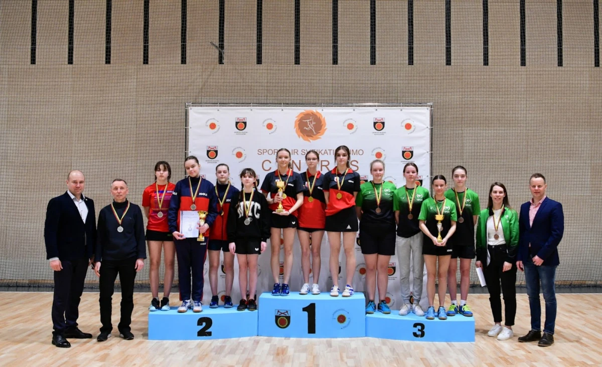 Panevėžio sporto centro stalo tenisininkės - Lietuvos čempionės !
