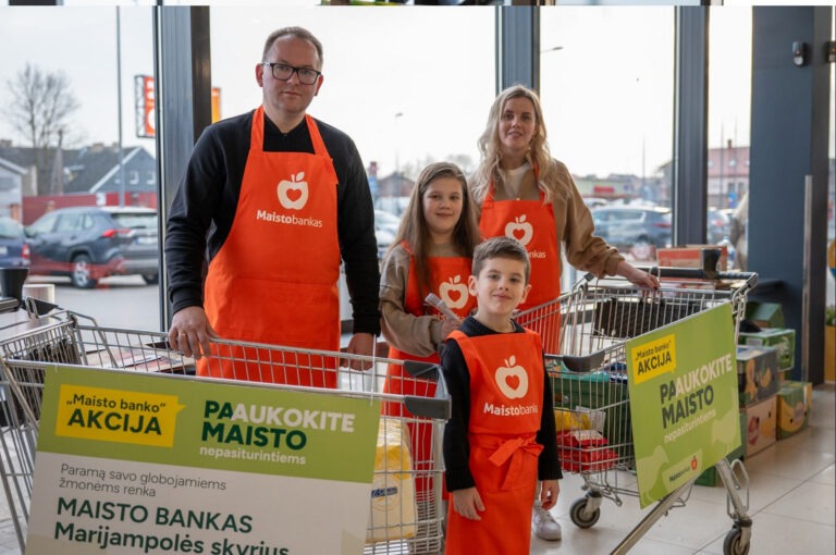 Pavasarinėje „Maisto banko“ akcijoje paaukota 258 tūkstančiai maisto produktų