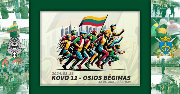 Kviečia į rekordinį net 34 val. bėgimą skirtą kovo 11-ąjai