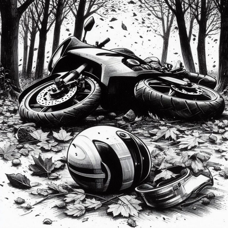 Vilniaus gatvėje apvirto motociklas