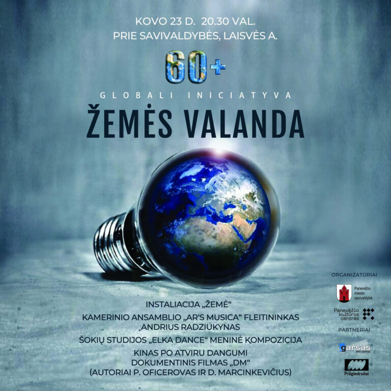 Kviečiame dalyvauti akcijoje „Žemės valanda“