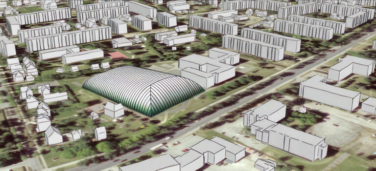 Panevėžyje pradėti didžiausio regione futbolo maniežo statybos darbai