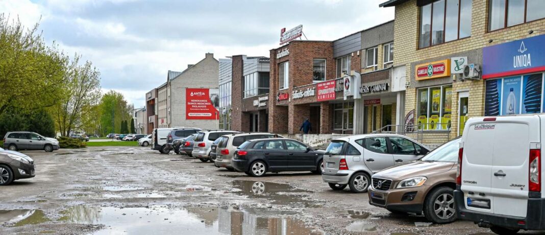 Bus atliekamas Klaipėdos g. esančios automobilių stovėjimo aikštelės kapitalinis remontas