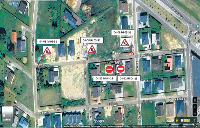 Bus ribojamas eismas