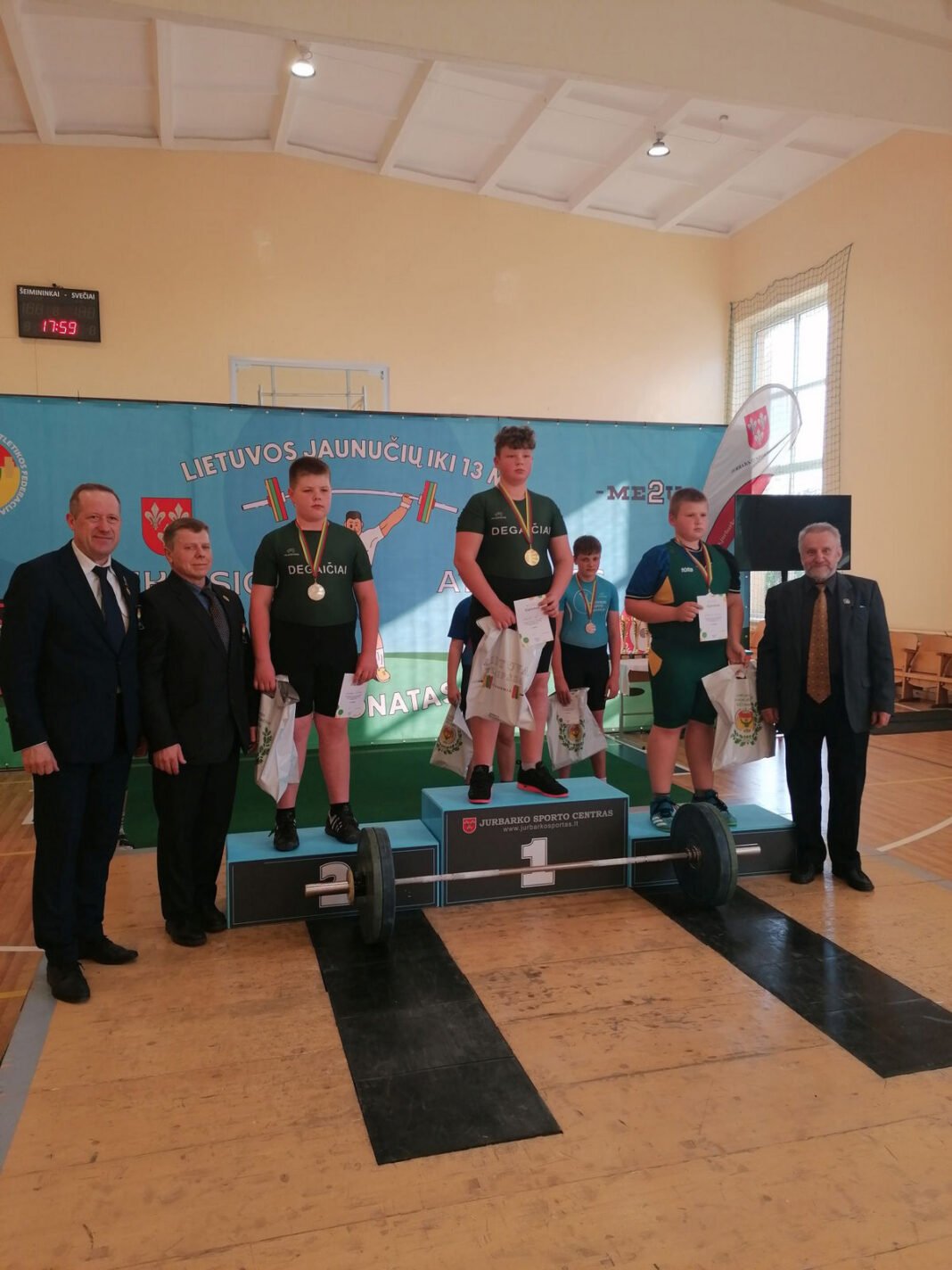 Lietuvos jaunučių sunkiosios atletikos čempionate iškovota bronza