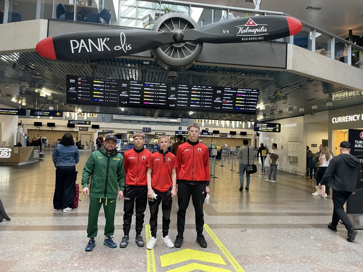 Panevėžio sporto centro imtynininkai dalyvavo Europos U15 čempionate