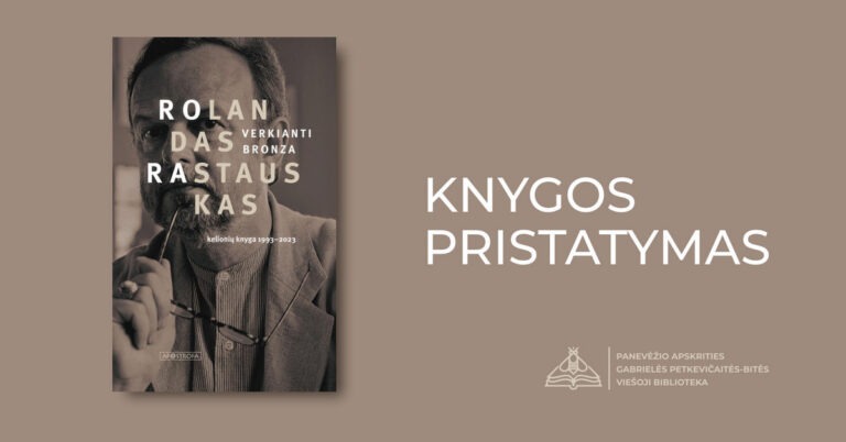 Pristatymas. Rolando Rastausko klajonėse – kelias į save