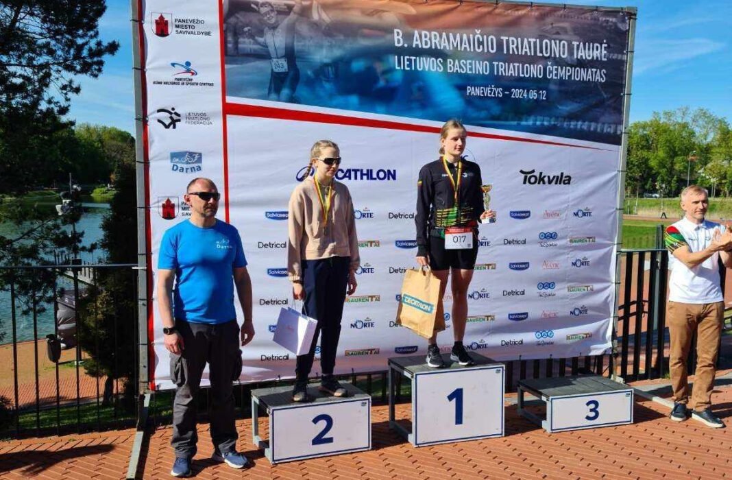 Vilgustė Gustaitytė tapo Lietuvos triatlono čempione