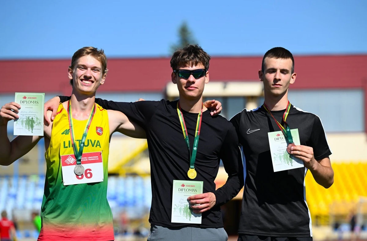 Panevėžio sporto centro lengvaatlečiams – prizinės vietos