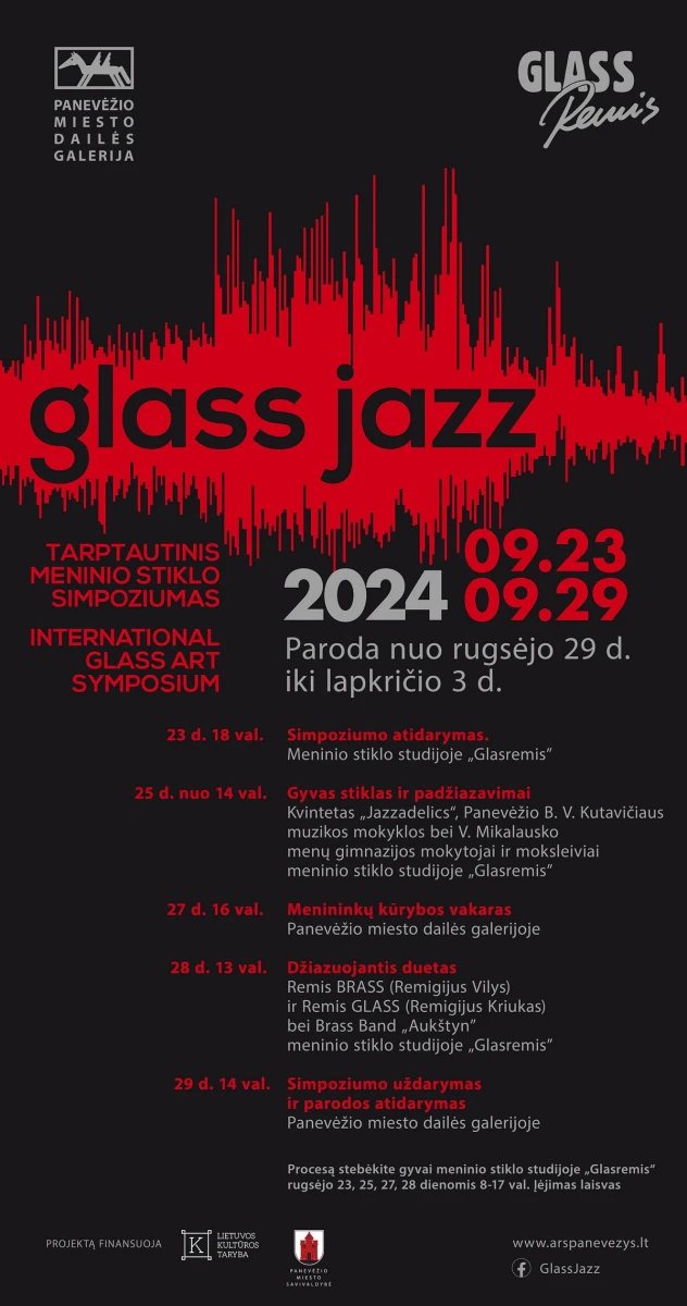 GlassJazz 2024 programa plakatas