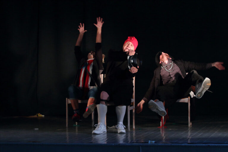 Spektaklis ir vakaronė Vandžiogaloje