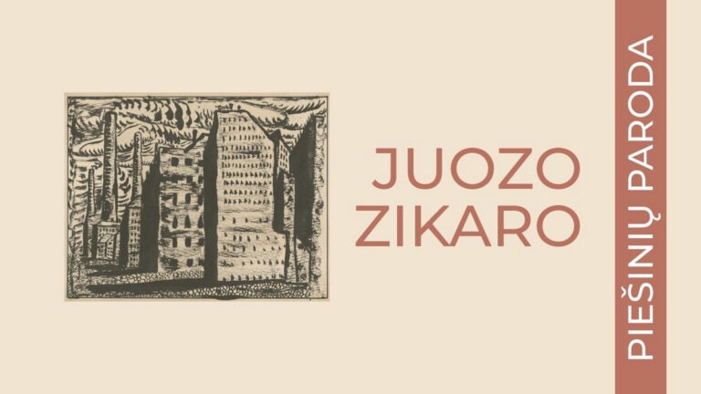 JUOZAS ZIKARAS plakatas psl