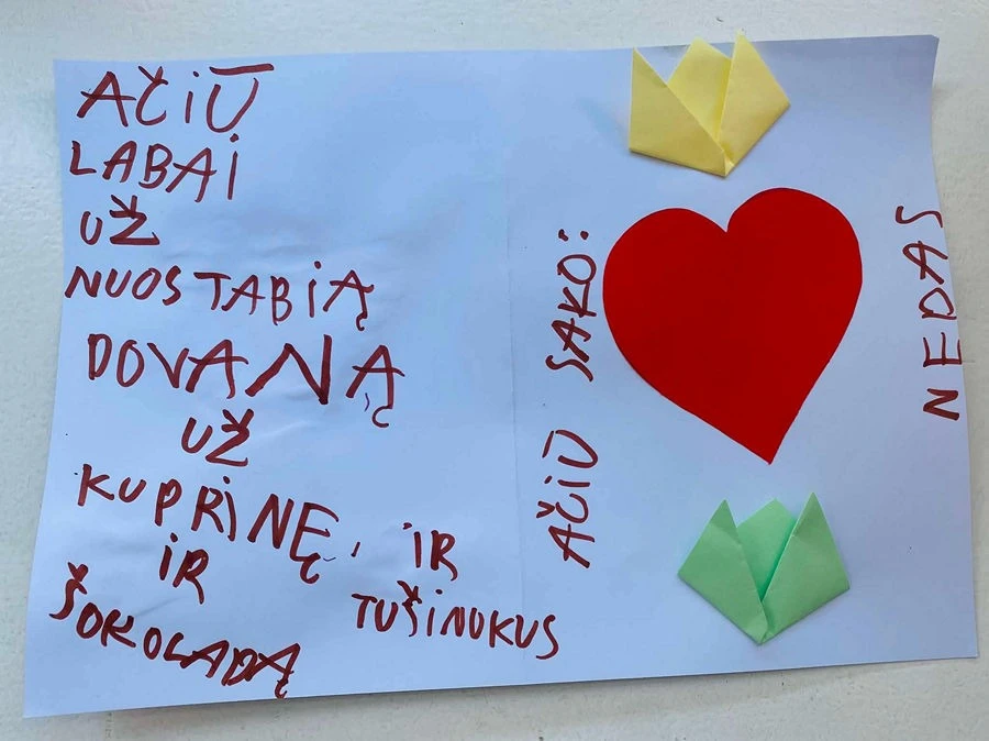 kad kalėdos būtų dosnios visiems: kviečia pildyti vaikų iš sunkiau besiverčiančių šeimų svajones