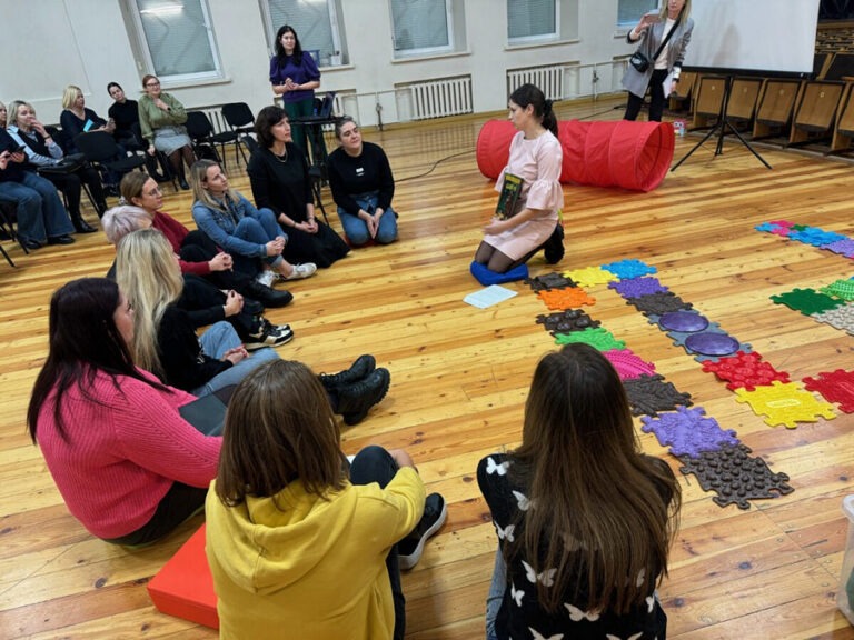 sensoriniai skaitymai naujamiesčio lopšelyje-darželyje „bitutė“