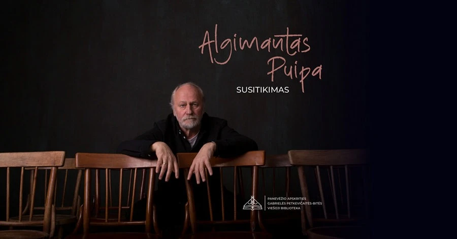 kviečia į susitikimą su režisieriumi algimantu puipa