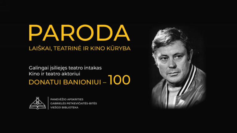 J.Miltinio namuose – paroda D. Banioniui atminti