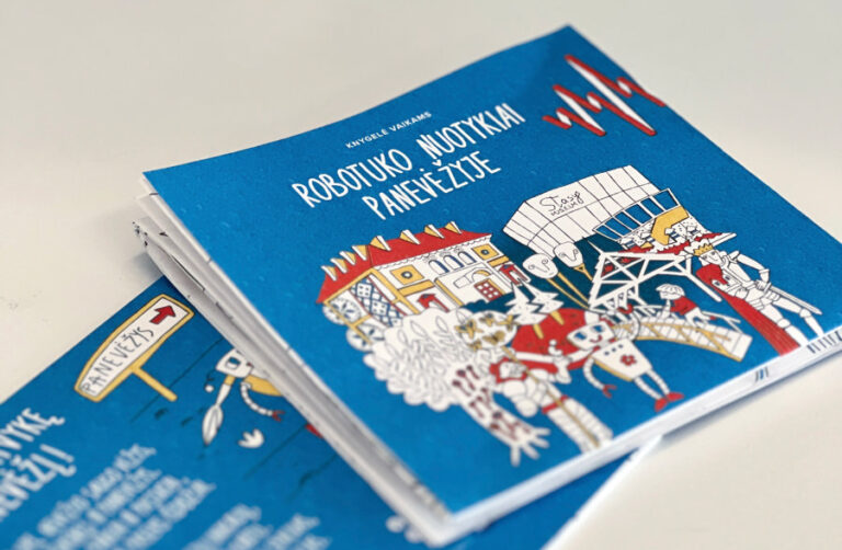 „robotuko nuotykiai panevėžyje“: naujas leidinys vaikams