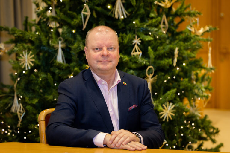 Seimo Pirmininko Sauliaus Skvernelio kalėdinis sveikinimas