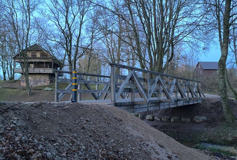 Į garsųjį knygnešystės muziejų jau veda naujas saugus tiltas