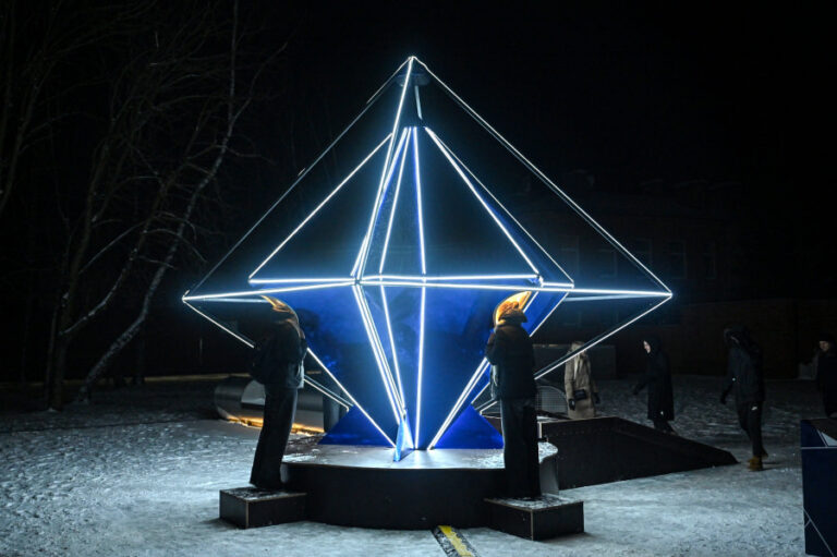 Šviesos ir garso instaliacija atkeliavo į Panevėžį