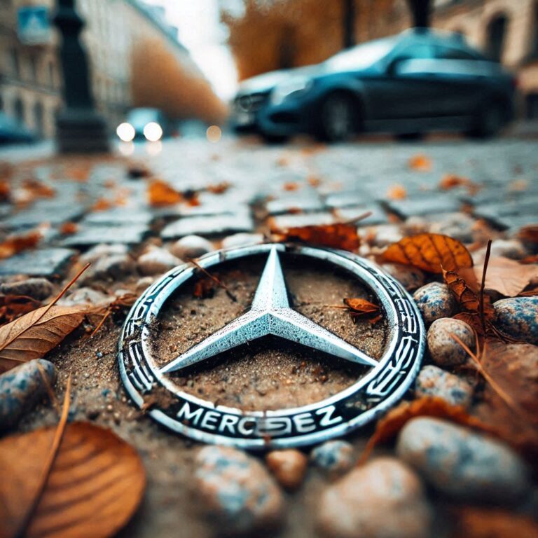 Suniokotas Mercedes Benz automobilis