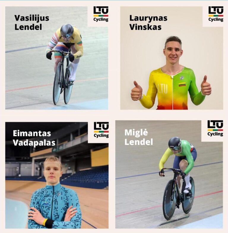 Panevėžio dviratininkai su šalies rinktine dalyvaus Europos dviračių treko čempionate