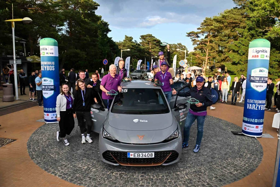 Ignitis ON elektromobilių varžybų registracijos sparta nustebino organizatorius