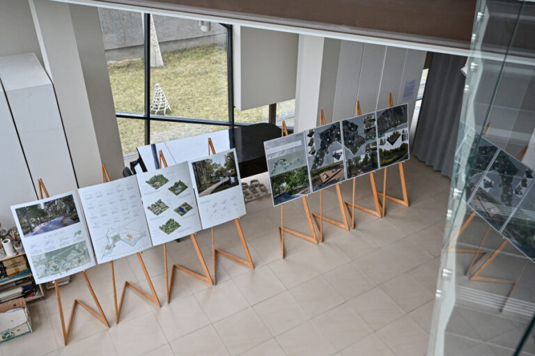 Berčiūnų miško parko atgaivinimo konkursas: visuomenei pristatomi du architektūriniai projektai