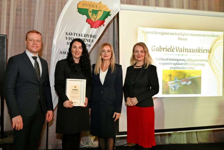 Apdovanota sveikatos priežiūros specialistė Gabrielė Vainauskienė