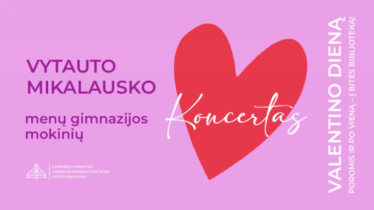 Bibliotekoje – tik gražiausia meilės muzika