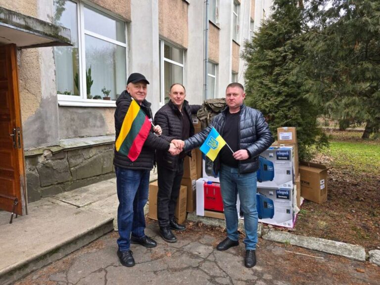 Iš Panevėžio rajono į Ukrainą nugabenta dar viena humanitarinės pagalbos siunta