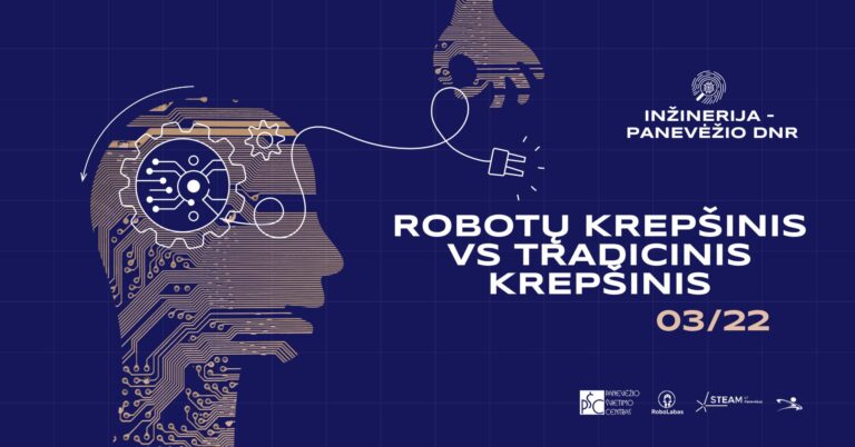 Panevėžio lengvosios atletikos manieže – tradicinio ir robotų krepšinio kovos