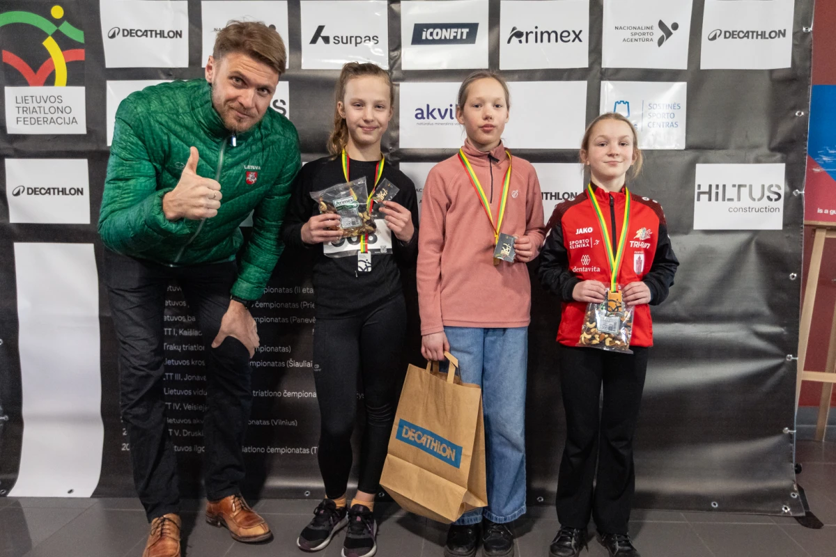 Lietuvos pavasario akvatlono čempionate panevėžiečiai užėmė prizines vietas