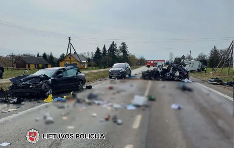 Žiauri avarija Panevėžio rajone
