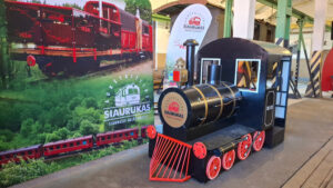 Panevėžyje atidaryta senojo garvežio ekspozicija