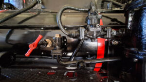 Panevėžyje atidaryta senojo garvežio ekspozicija