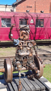 Panevėžyje atidaryta senojo garvežio ekspozicija