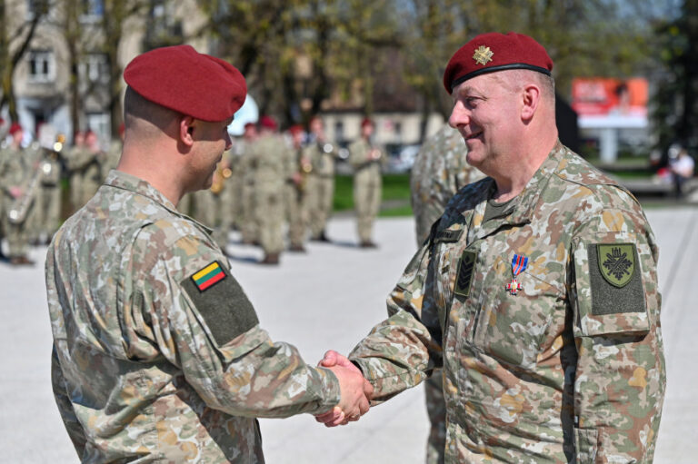 Panevėžyje minimos Vyčio apygardos 5-osios rinktinės 34-osios įkūrimo metinės