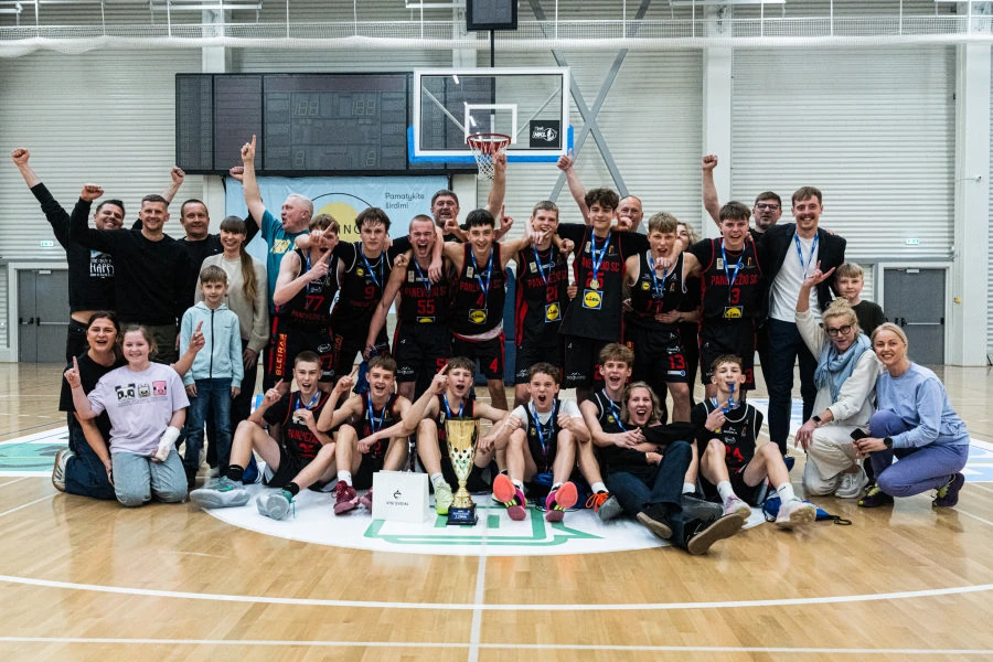 Panevėžio sporto centro krepšininkai – MKL U15 čempionai