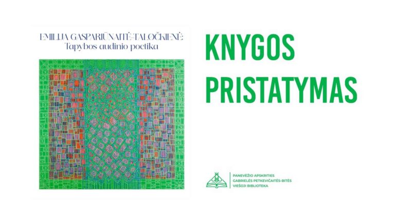 Bibliotekoje – vakaras su Emilija Gaspariūnaite-Taločkiene