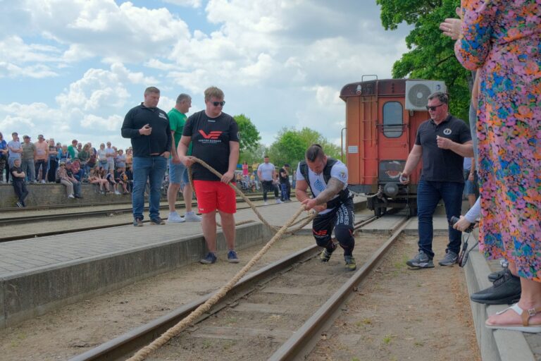 Išskirtinis renginys siauruko stoties teritorijoje Anykščiuose