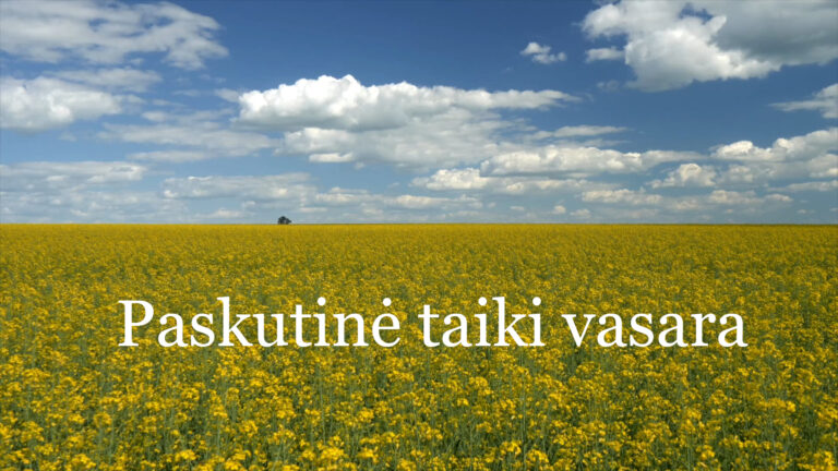 „Paskutinė taiki vasara“ – dokumentinis filmas apie karo pakeistą pasaulį