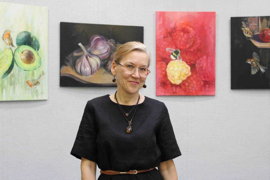 Dianos Masiulienės darbų paroda – lyg meno desertas