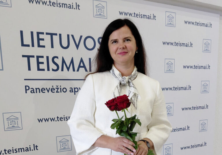 Panevėžio apygardos teismo Baudžiamųjų bylų skyriui vadovaus Kristina Latožienė