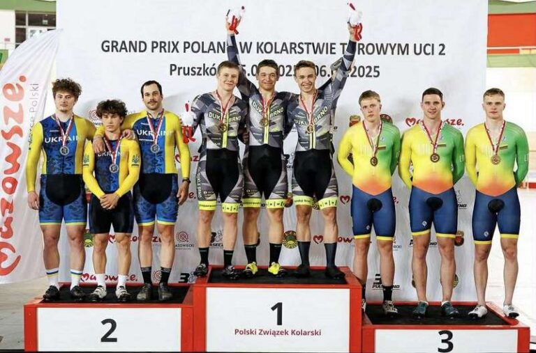 R.Sargūno gimnazijos auklėtiniai UCI2 treko varžybose iškovojo medalius