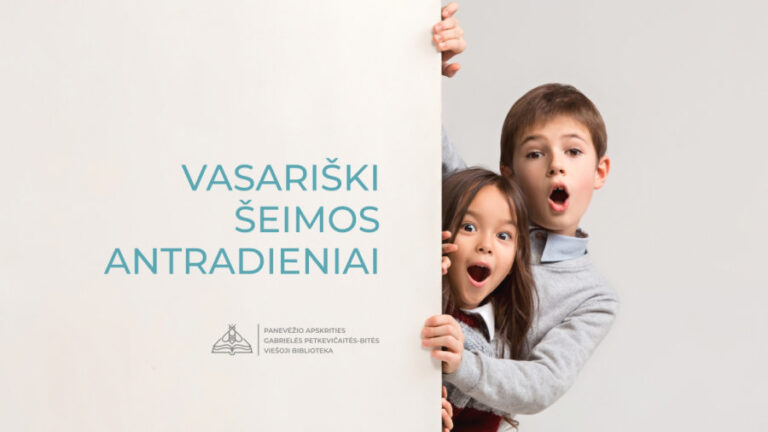 Į biblioteką grįžta vasariški Šeimos antradieniai