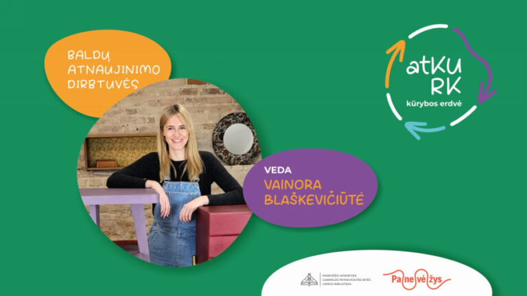 Bitės biblioteka atidaro naują susitikimų erdvę „atKURK“