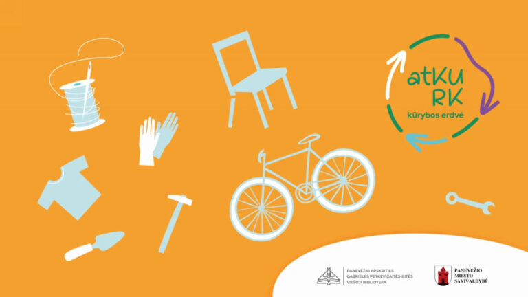 Į biblioteką – mokytis tvarios gyvensenos ir atkūrimo